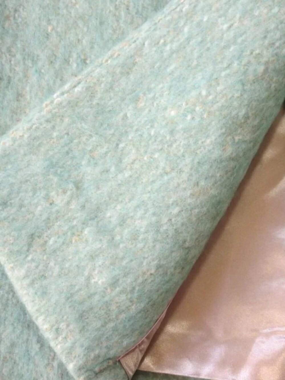 NWT J.Crew Relaxed Topcoat in Wintermint Italian Brushed Wool Oversized Coat S - Picture 10 of 11